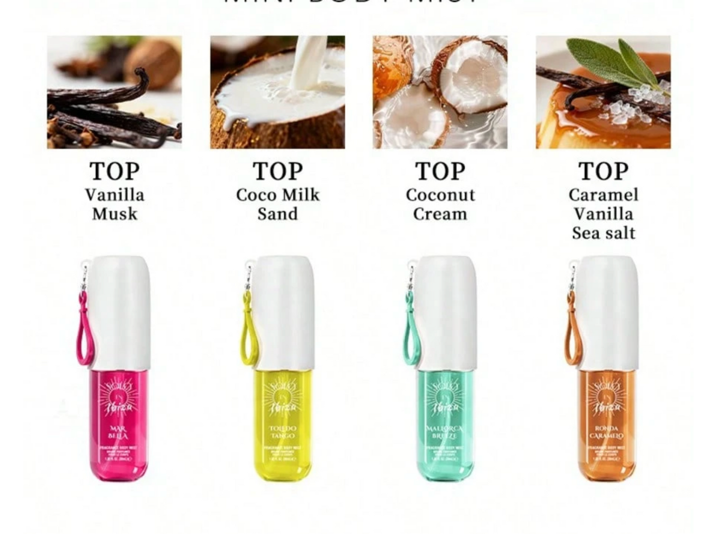 SOLO EN IBIZA - Body Mist Keychain