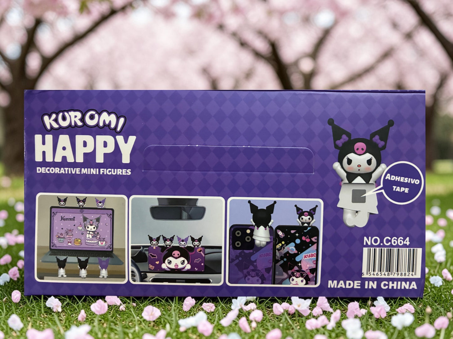 Kuromi Hippers Blind Box Figure 💜 | 1 Random Mini | Cute Desk Decor | Surprise Collectible
