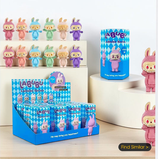 Monster Hippers Blind Box 🐰✨ | 1 Random Mini Figure | Cute Desk & Phone Decor