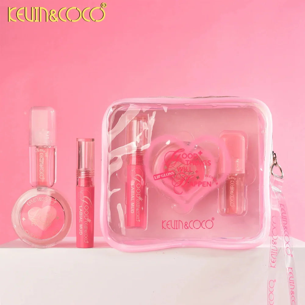 Kevin&Coco - Mousse Kiss Lip & Cheek 3pc Bag Kit