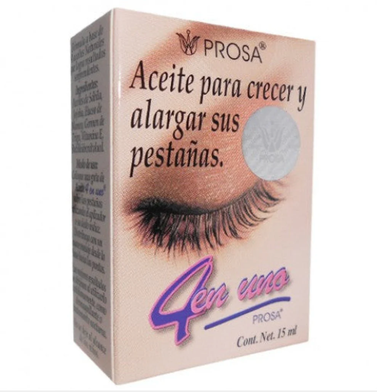 PROSA 4-in-1 Eyelash Growth Oil – Aceite Para Crecer y Alargar Pestañas | 15ml