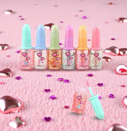 Glitter Magic Lip Gloss Set – Color-Changing Shimmer Gloss